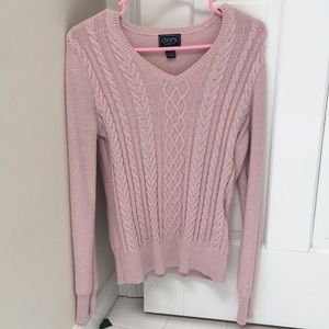 Chaps Pink Sweater